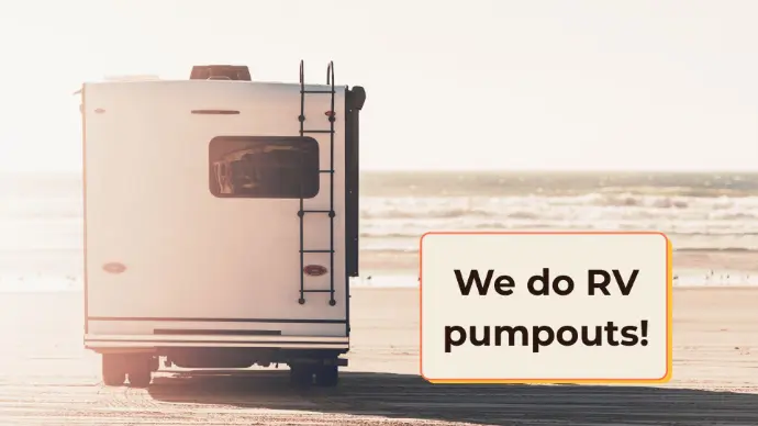 RV pump out services at campground in southwest FL