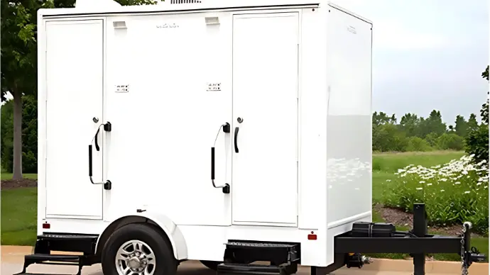 VIP restroom trailer rental for high-end outdoor events