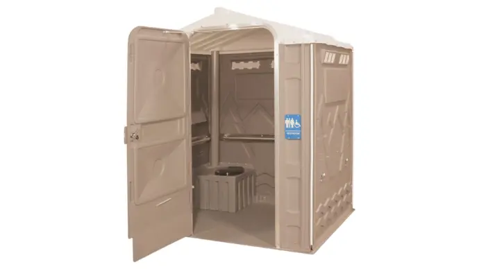 senator ada-compliant portable toilet available for rent